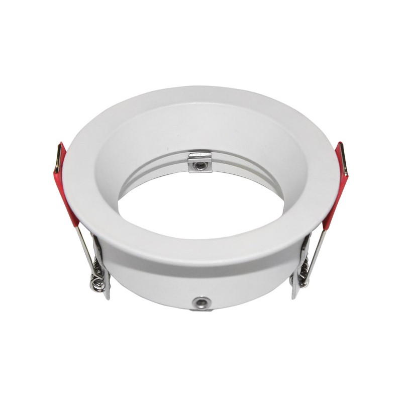 ΣΠΟΤ GU10 ΑΛΟΥΜΙΝΙΟΥ ΣΤΡΟΓΓΥΛO ΒΑΘΥ ΣΤΑΘΕΡΟ ΜΙΝΙ ΛΕΥΚΟ