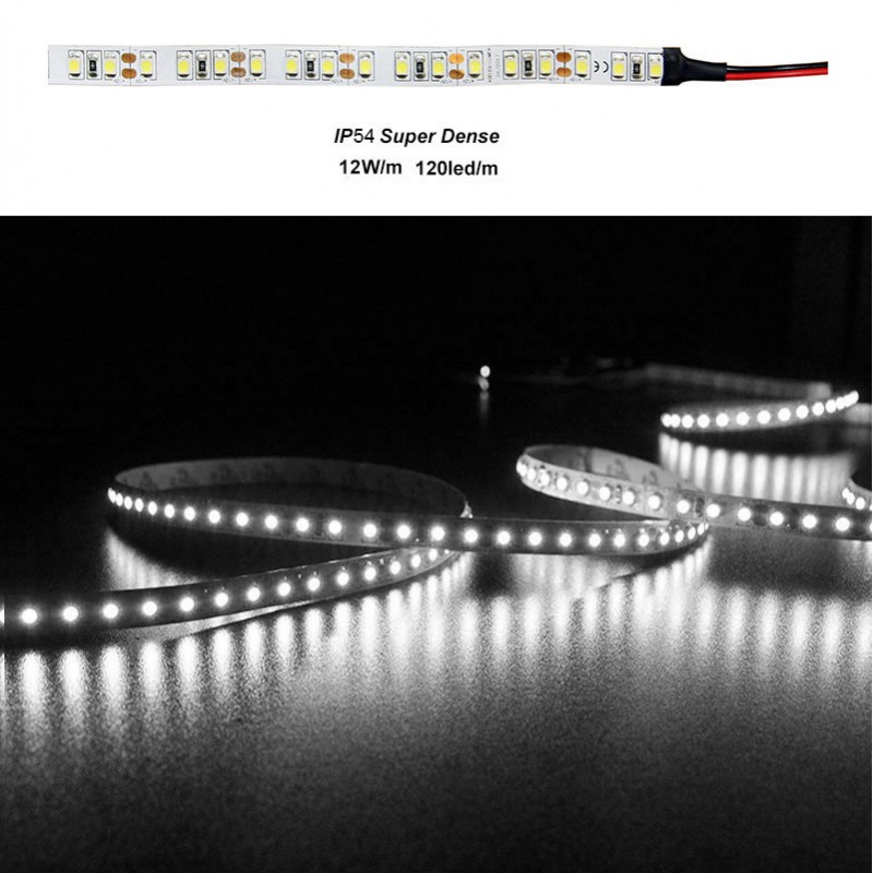 ΤΑΙΝΙΑ LED 5m 12VDC 14.4W/m 2835 120LED/m ΛΕΥΚΟ 4000K IP54