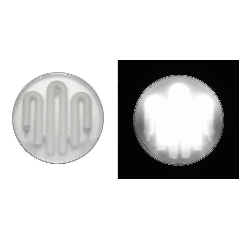 ΛΑΜΠΑ ΟΙΚONΟΜΙΑΣ GX53 ΠΛΑΦΟΝ ΚΑΛΥΜΜΑ ΠΛΑΣΤΙΚΟ 240V 7W 4000K ΛΕΥΚΟ