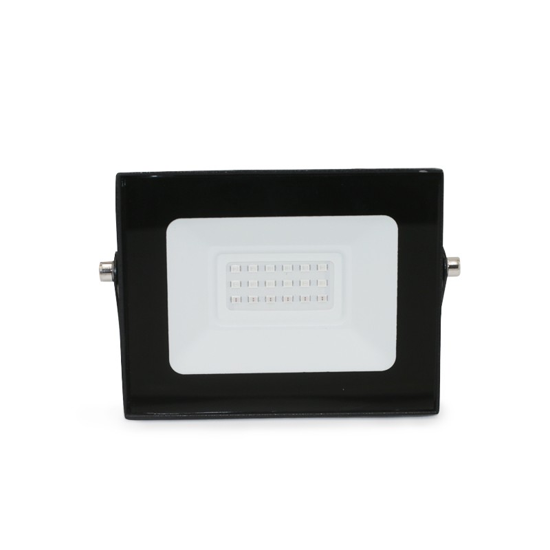 ΠΡΟΒΟΛΕΑΣ LED RGB 24VDC 20W 4 ΚΑΛΩΔΙΑ ΧΡΕΙΑΖΟΝΤΑΙ CONTROL ΜΑΥΡΟΣ