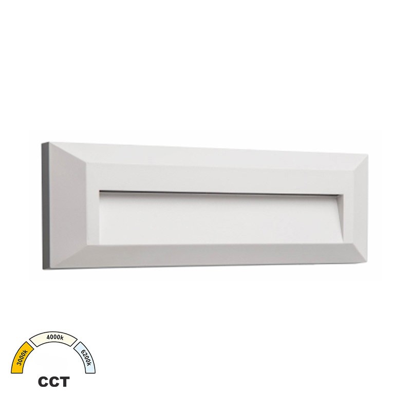 LED ΦΩΤΙΣΤΙΚΟ PC ΕΠΙΤΟΙΧΟ ΕΜΜΕΣΟΥ ΟΡΘΟΓΩΝΙΟ 2W CCT IP65 ΛΕΥΚΟ