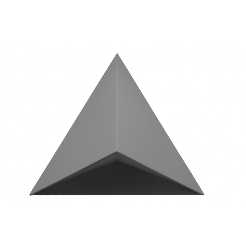 LED ΦΩΤ.ΕΠΙΤOIXO ΑΛΟΥΜΙΝ.ΤΡΙΓΩΝΙΚΟ ΜΟΝΗΣ ΚΑΤΕΥΘΥΝΣΗΣ 12W CCT ΓΚΡΙ