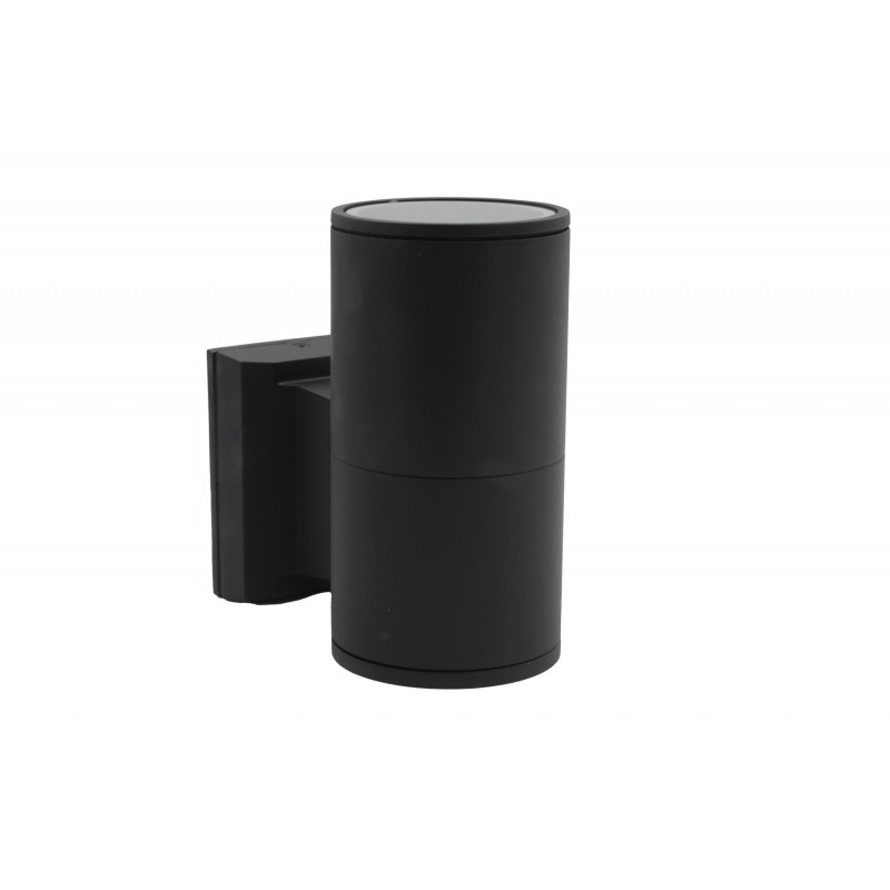 ΣΠΟΤ ΑΛΟΥΜΙΝΙΟΥ ΜΟΝΗΣ ΚΑΤΕΥΘΥΝΣΗΣ ΕΠΙΤΟΙΧΟ Φ90mm Ε27 ΜΑΥΡΟ