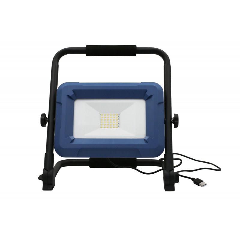 ΠΡΟΒΟΛΕΑΣ LED ΦΟΡΗΤΟΣ ΕΠΑΝΑΦΟΡΤΙΖΟΜΕΝΟΣ 25W 4000K ΜΠΛΕ