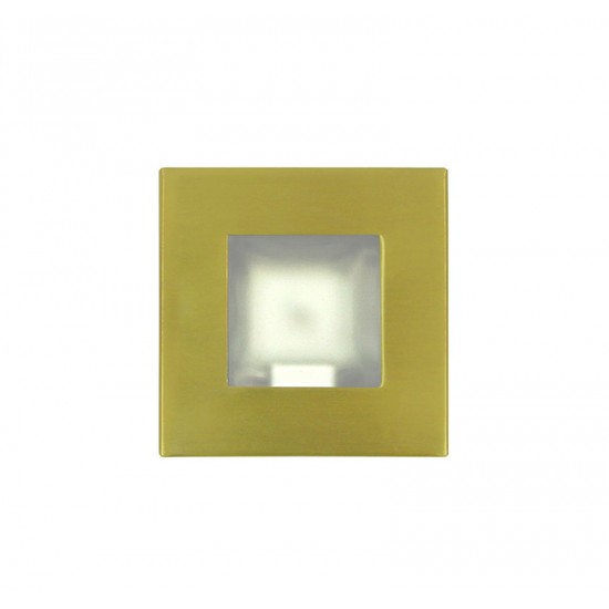 ΣΠΟΤ ΕΠΙΠΛΟΥ ΧΩΝΕΥΤΟ JC 2.5W ΜΕΤΑΛΛΙΚΟ ΤΕΤΡΑΓΩΝΟ ΧΡΥΣΟ(GD)