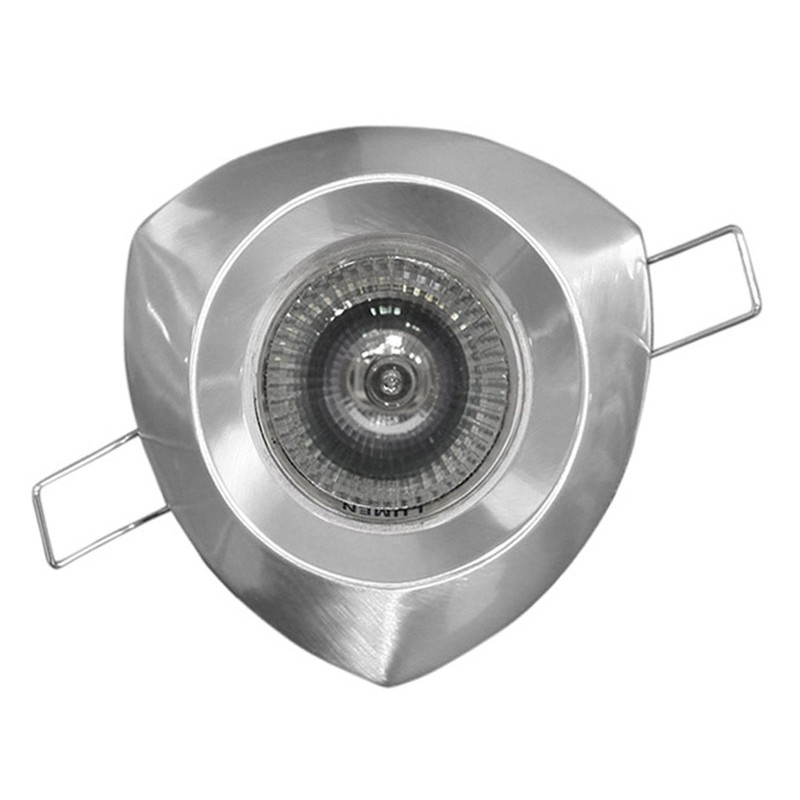 ΣΠΟΤ (3719) MR16 ΤΡΙΓΩΝΟ ΑΛΟΥΜΙΝΙΟΥ ΣΤΑΘΕΡΟ ΣΑΤΙΝΕ