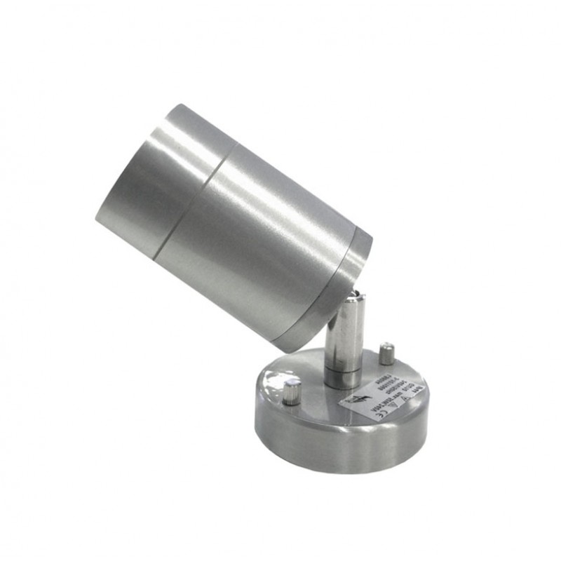 ΣΠΟΤ ΑΛΟΥΜΙΝΙΟΥ ΚΙΝΗΤΟ ΜΟΝΗΣ ΚΑΤΕΥΘΥΝΣΗΣ ΕΠΙΤΟΙΧΟ Φ60 GU10 ΣΑΤΙΝΕ