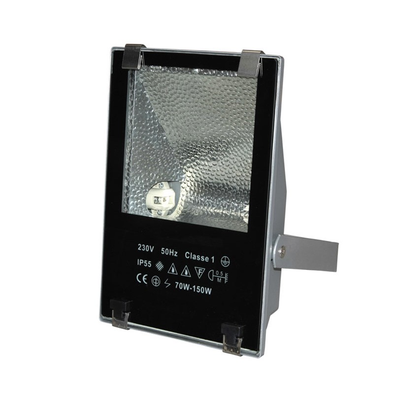 ΠΡΟΒΟΛΕΑΣ HQI ΣΤΕΓΑΝΟΣ IP55 ΑΣΥΜΜΕΤΡΗΣ ΔΕΣΜΗ ΜΕ ΚΛΙΠΣ 150W ΓΚΡΙ