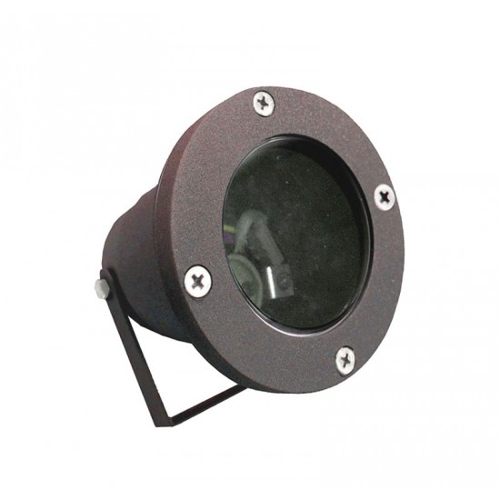 ΣΠΟΤ ΑΛΟΥΜΙΝΙΟΥ ΕΠΙΔΑΠΕΔΙΟ ΣΤΕΓΑΝΟ GU10 ΣΚΟΥΡΙΑ