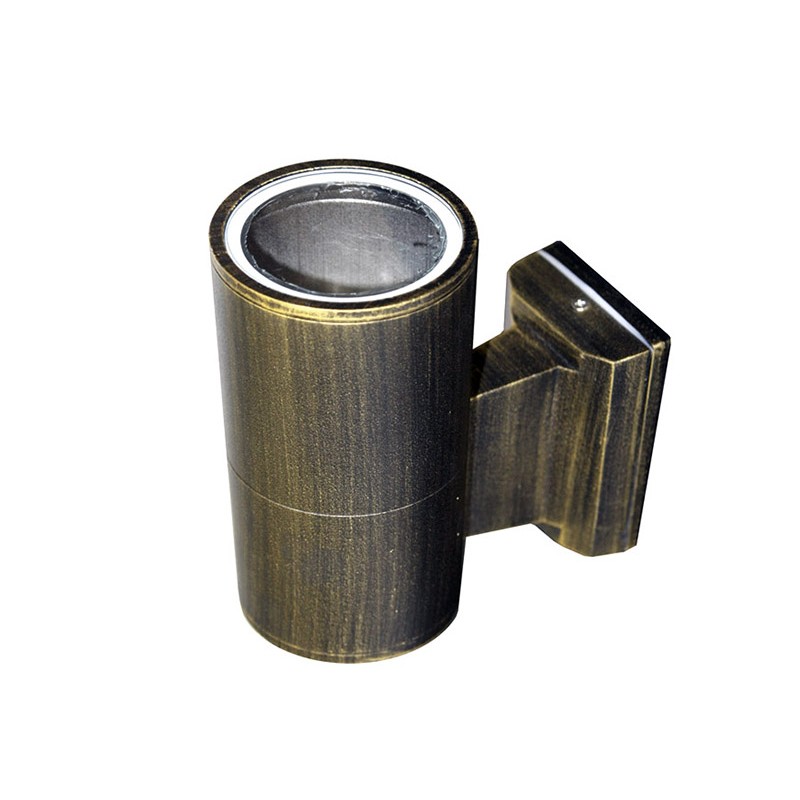 ΣΠΟΤ ΑΛΟΥΜΙΝΙΟΥ ΜΟΝΗΣ ΚΑΤΕΥΘΥΝΣΗΣ ΕΠΙΤΟΙΧ0 Φ90mm GU10 ΡΟΥΣΤΙΚ