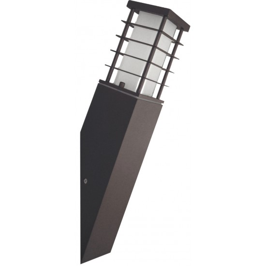 ΑΠΛΙΚΑ 7212 ΑΛΟΥΜ.ΤΕΤΡΑΓΩΝΗ ΜΕ ΣΚΙΑΣΤΡΟ Φ70Χ70mmΕ27 ΣΑΓΡΕ ΣΚΟΥΡΙΑ