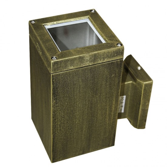 ΣΠΟΤ ΑΛΟΥΜΙΝΙΟΥ ΜΟΝΗΣ ΚΑΤΕΥΘΥΝ.ΤΕΤΡΑΓ.ΕΠΙΤΟΙΧΟ D108mm Ε27 ΡΟΥΣΤΙΚ