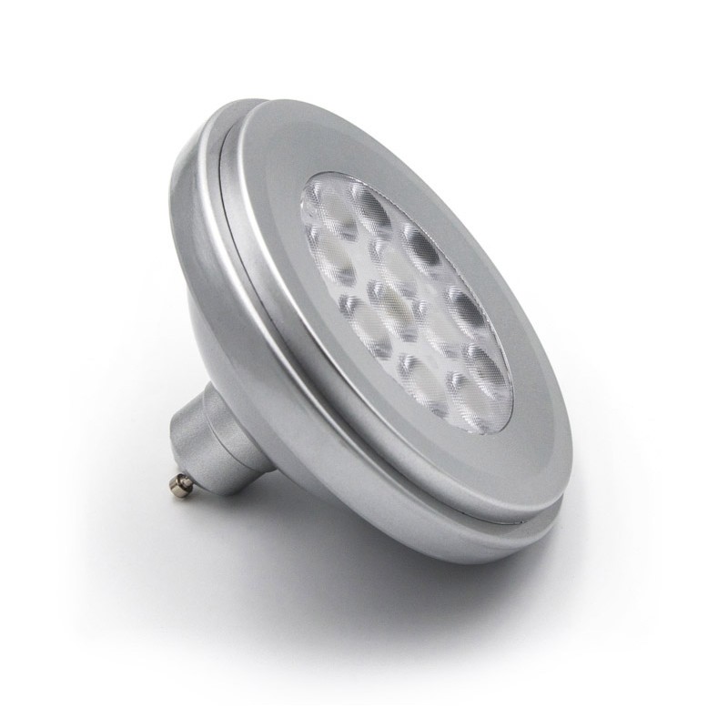 LED ΛΑΜΠΑ ΑΛΟΥΜΙΝΙΟΥ AR111 GU10 12W 230V 24° ΝΤΙΜΑΡΙΖΟΜΕΝΗ ΛΕΥΚΟ