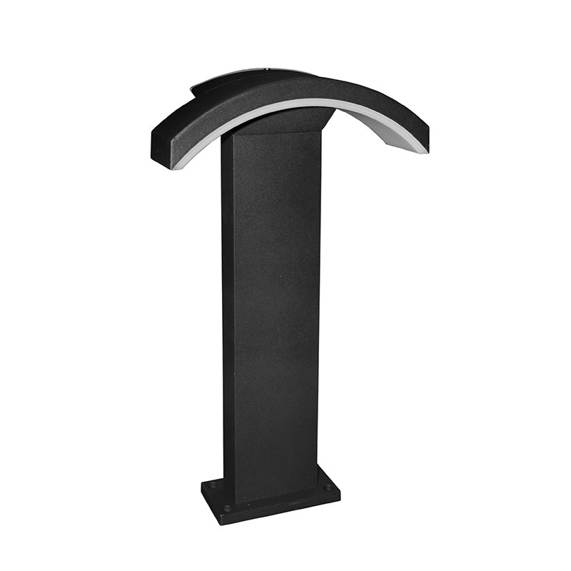 LED ΦΩΤΙΣΤΙΚΟ ΑΛΟΥΜΙΝΙΟΥ ΚΑΜΠΥΛΗ ΣΕ ΚΟΛΩΝΑ 50cm 10W 4000Κ ΜΑΥΡΟ