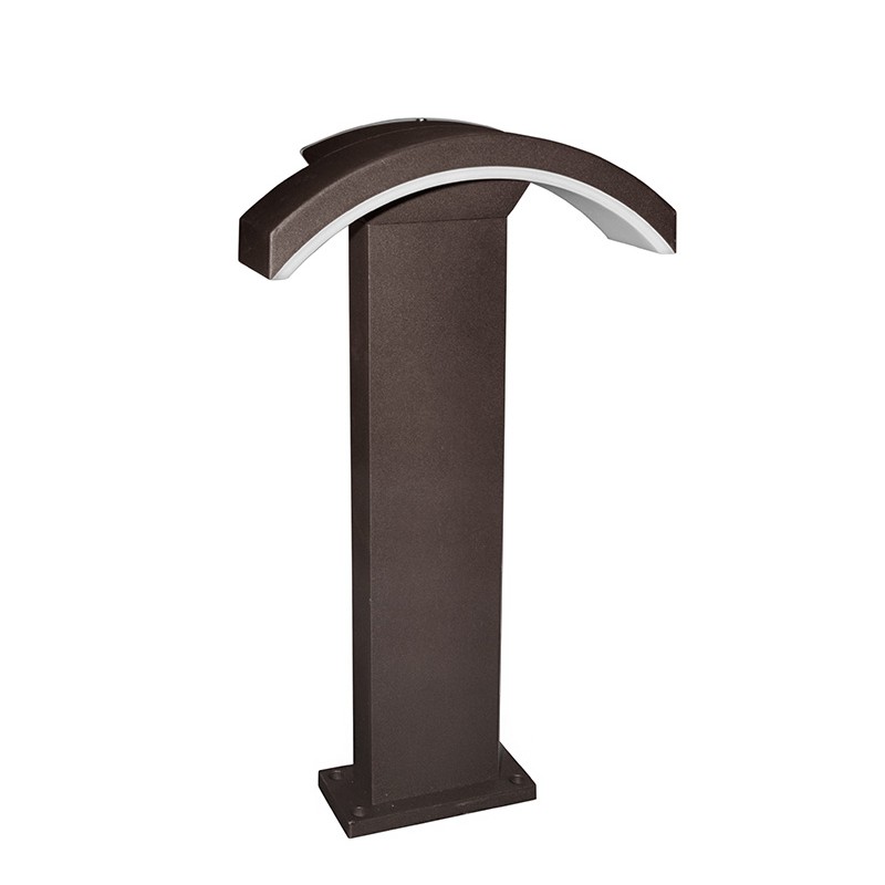 LED ΦΩΤΙΣΤΙΚΟ ΑΛΟΥΜΙΝΙΟΥ ΚΑΜΠΥΛΗ ΣΕ ΚΟΛΩΝΑ 50cm 10W 4000Κ ΣΚΟΥΡΙΑ