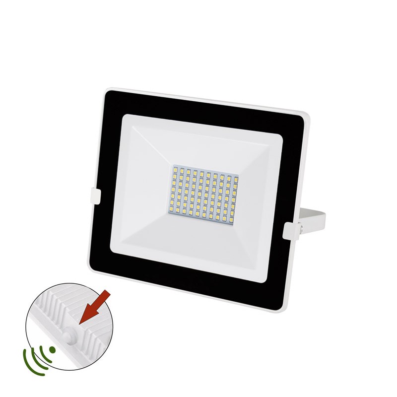 ΠΡΟΒΟΛΕΑΣ LED 50W ΦΩΤΟΚΥΤΤΑΡΟ 4000Κ IP65 ΛΕΥΚΟΣ