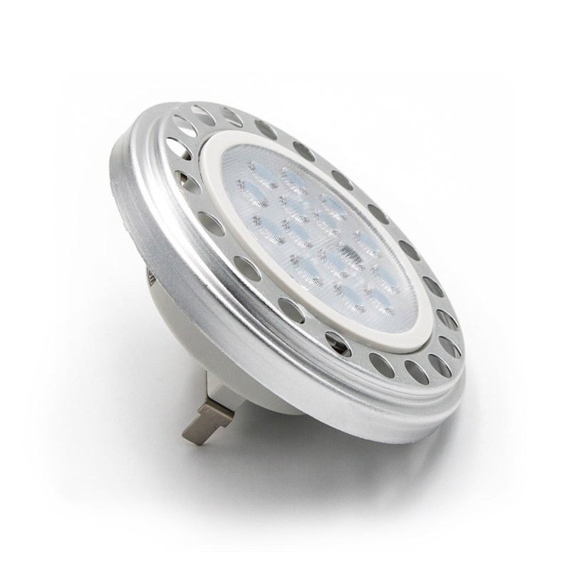 LED ΛΑΜΠΑ ΑΛΟΥΜΙΝΙΟΥ AR111 15W ΝΤΙΜΑΡΙΖΟΜΕΝΗ 12VAC/DC 38° ΛΕΥΚΟ
