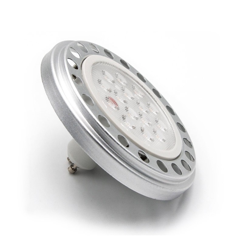 LED ΛΑΜΠΑ ΑΛΟΥΜΙΝΙΟΥ AR111 GU10 15W 230VAC 24° ΝΤΙΜΑΡΙΖΟΜΕΝΗ ΛΕΥΚΟ