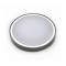 LED ΠΛΑΦΟΝΙΕΡΑ PC ΣΤΡΟΓΓΥΛΗ Φ360mm 28W 4000K IP65 ΓΚΡΙ