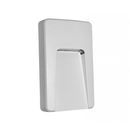 LED ΦΩΤΙΣΤΙΚΟ PC ΕΠΙΤΟΙΧΟ ΕΜΜΕΣΟΥ ΟΡΘΟΓΩΝΙΟ 3W 3000Κ IP65 ΛΕΥΚΟ