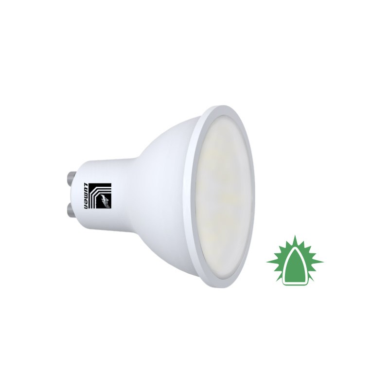 LED ΛΑΜΠΑ GU10 5W 230V 105° ΠΡΑΣΙΝΟ