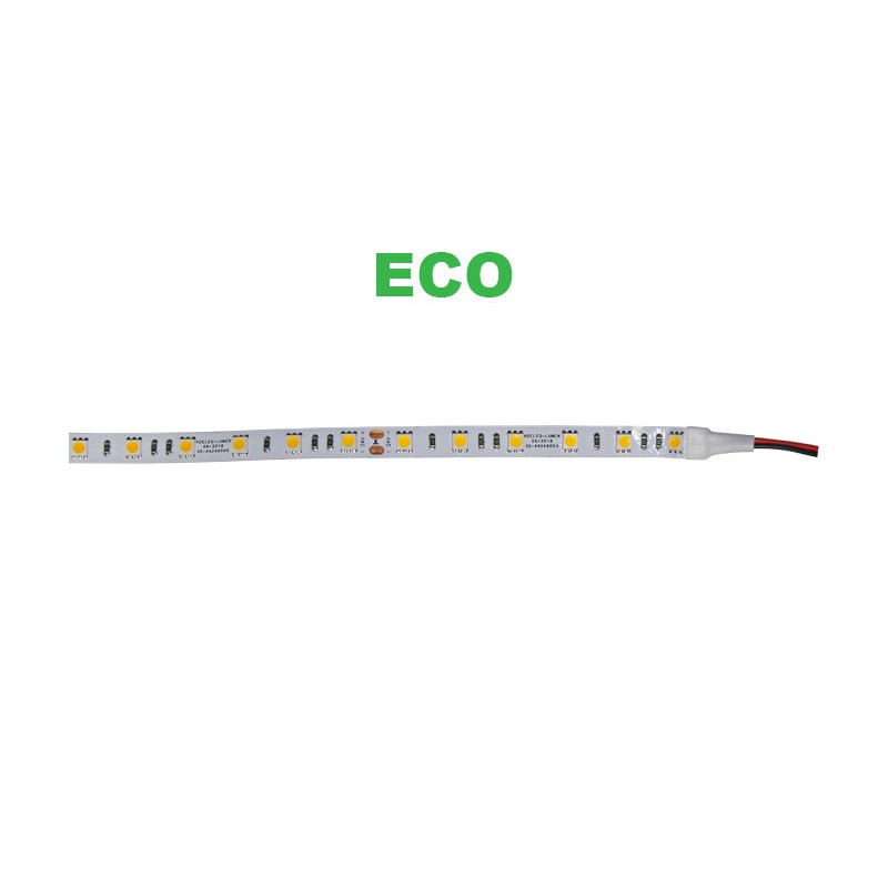 ΤΑΙΝΙΑ LED 5m 24VDC 14.4W/m 5050 60LED/m ΚΟΚΚΙΝΟ IP20 ECO