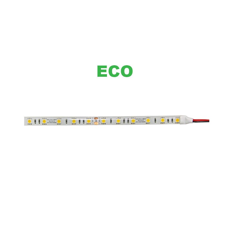 ΤΑΙΝΙΑ LED 5m 12VDC 7.2W/m 5050 30LED/m 4000K IP54 ECO