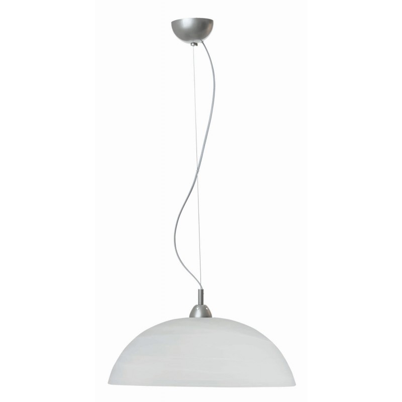 Φωτιστικό μονόφωτο γυαλί λευκό Ε27 Φ40