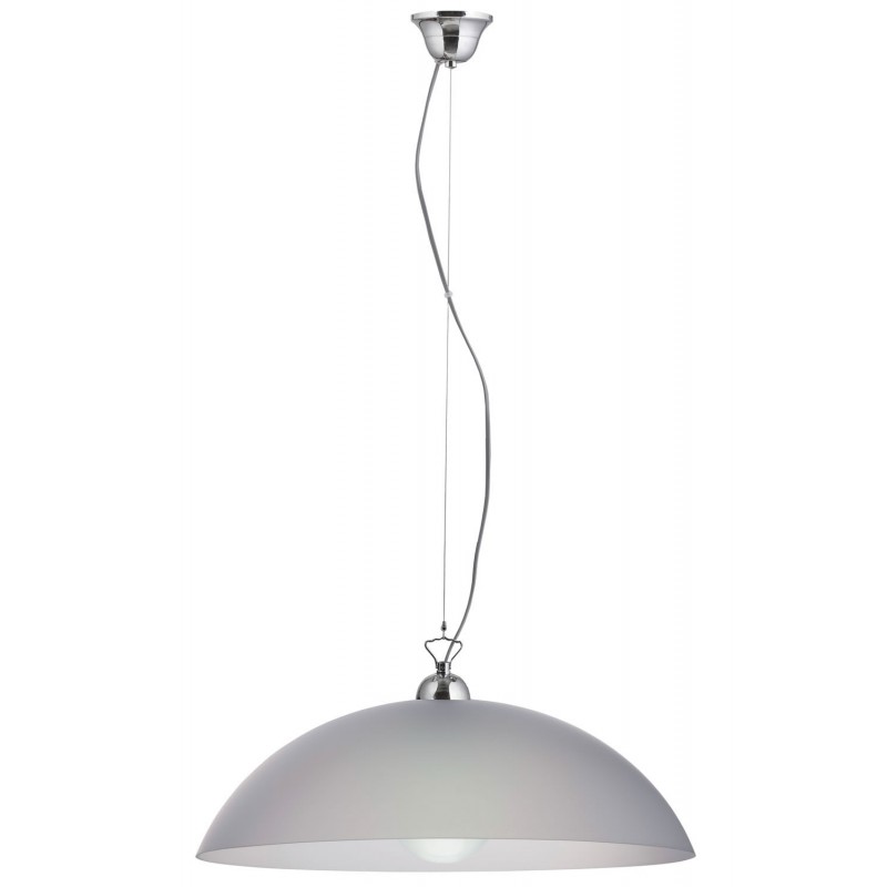 Φωτιστικό μονόφωτο Plexiglass λευκό σατινέ Ε27 Φ40