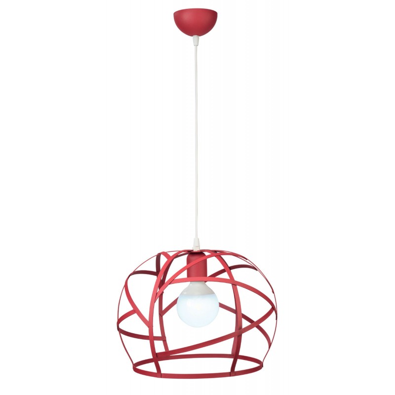 Φωτιστικό μονόφωτο παιδικό μέταλλο κόκκινο Ε27 Φ35