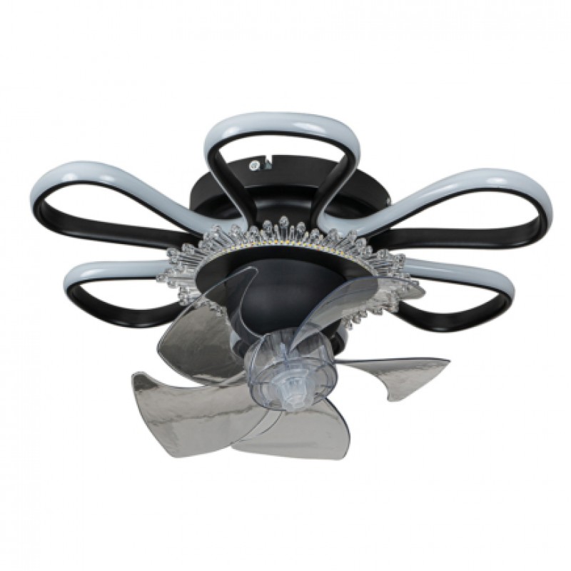 CFC 9506 BK  ΑΝΕΜΙΣΤΗΡΑΣ ΟΡΟΦΗΣ ΜΑΥΡΟΣ ΜΕ ΦΩΤΙΣΤΙΚΟ LED