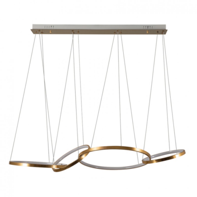 PDC 683-4 GD ΚΡΕΜΑΣΤΟ  ΧΡΥΣΟ LED ΚΥΚΛΟΙ