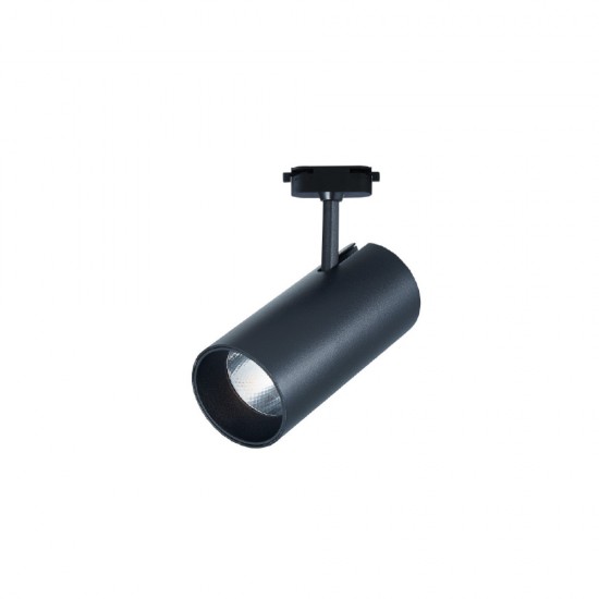 InLight Σποτ 20W μονοφασικής ράγας σε μαύρο χρώμα (T1-05500-Black)
