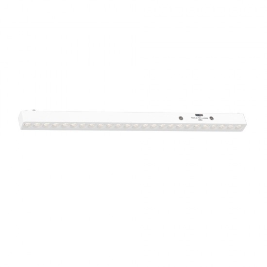 Inlight Φωτιστικό LED 25W 3CCT για Ultra-Thin μαγνητική ράγα σε λευκή απόχρωση D:55,5X2,6X2,4cm (TMU0030-White)