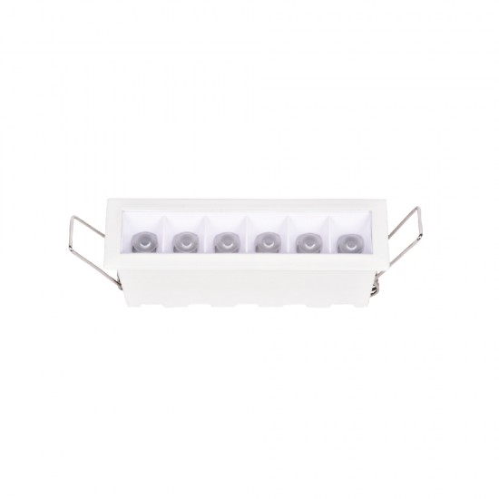Inlight Downlight σποτ 6*3W 3CCT σε λευκή απόχρωση (X00200W)