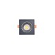 Inlight Downlight σποτ GU10 σε μαύρη απόχρωση (X00320B)