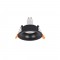 Inlight Downlight σποτ GU10 σε μαύρη απόχρωση (X00340B)