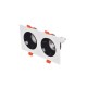 Inlight Downlight σποτ GU10 σε λευκή και μαύρη απόχρωση (X00330WB)
