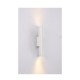 Inlight Επιτοίχιο φωτιστικό LED 2*5W 3000K σε λευκή απόχρωση απο αλουμίνιο D:30x6cm (43061-White)