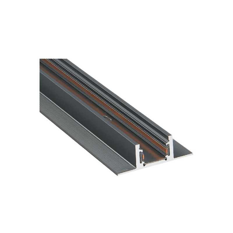 Inlight Mini μαγνητική ράγα χωνευτή σε μαύρη απόχρωση D:2m (TRM0020-Black)