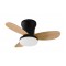 it-Lighting  BAY Ανεμιστήρας Οροφής με LED 20W, DC Μοτέρ & Smart App - Μαύρο/Ξύλο (102000920)