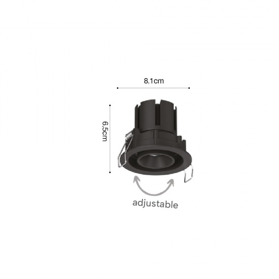 Inlight Downlight σποτ 7W 3CCT σε λευκή απόχρωση (X00230W)