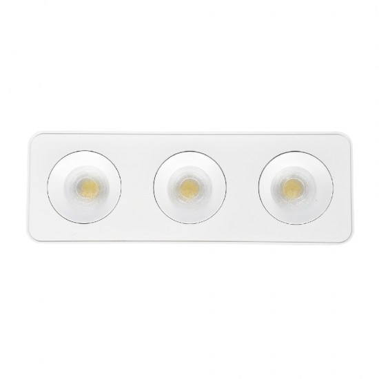 Inlight Downlight Mounted σποτ 3*8W 3CCT σε λευκή απόχρωση (X00280W)