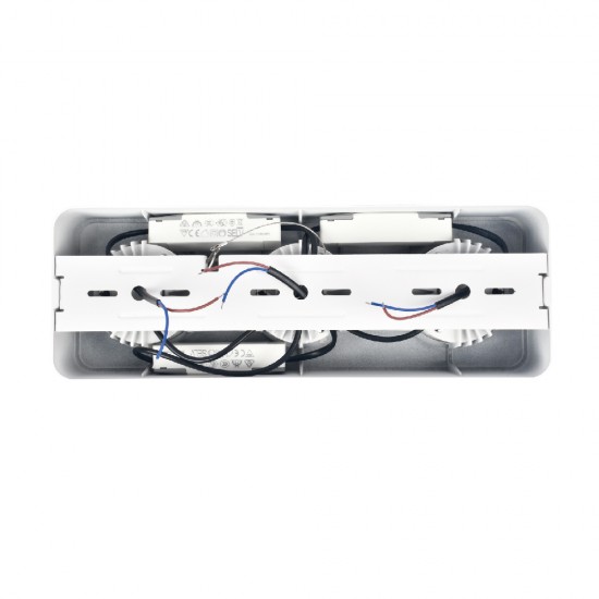 Inlight Downlight Mounted σποτ 3*8W 3CCT σε λευκή απόχρωση (X00280W)