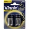 Μπαταρία Αλκαλική Vinnic 1.5V 1250 mAh μινιόν AAA LR03